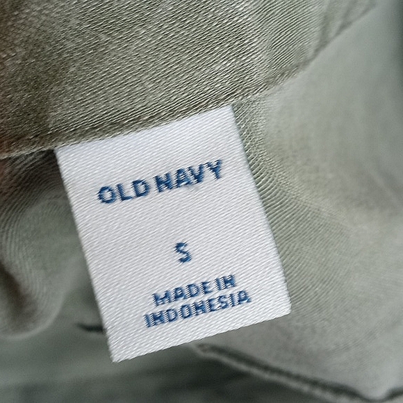 Old Navy Women's Olive Green Long Sleeve Button Up Jumper/ Shorts Romper S - Picture 4 of 12